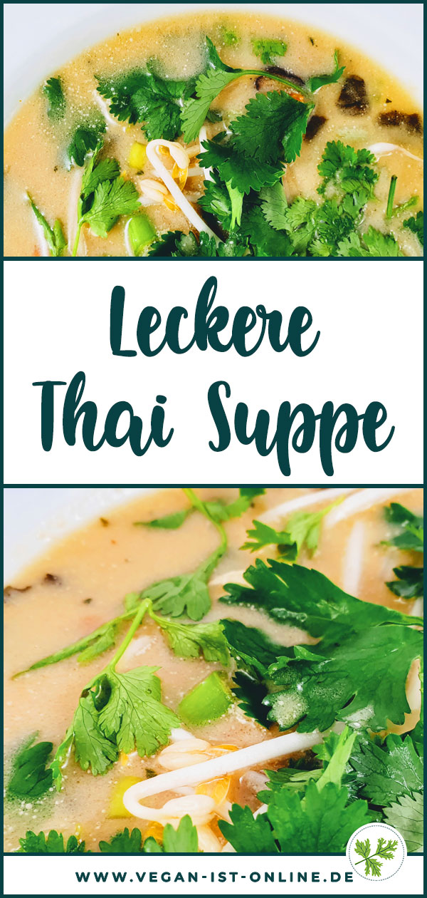 Leckere Thai Suppe | Mehr Infos auf www.vegan-ist-online.de